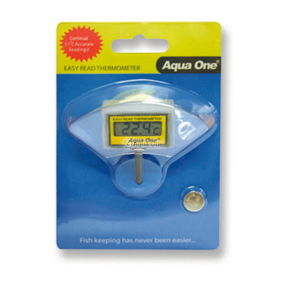 Aqua One Easy Read Internal Thermometer Digital LCD